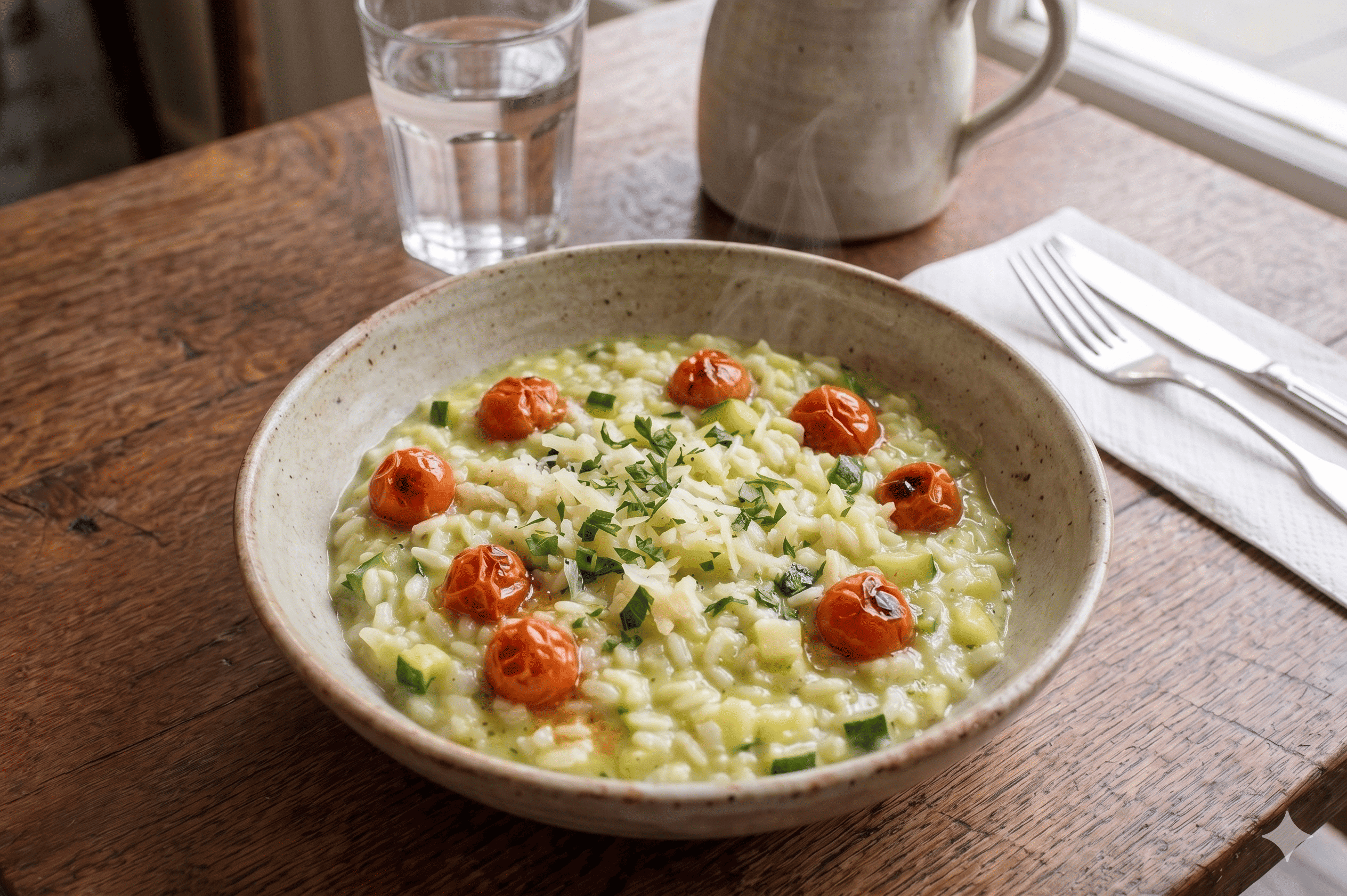 Risotto calabacin